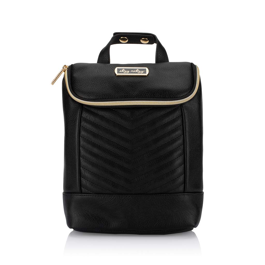 Itzy Ritzy insulated bottle bag interior keeps bottles organized and accessible on the go
