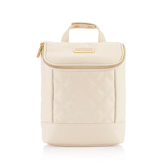 Itzy Ritzy insulated bottle bag interior shows roomy space for up to three bottles