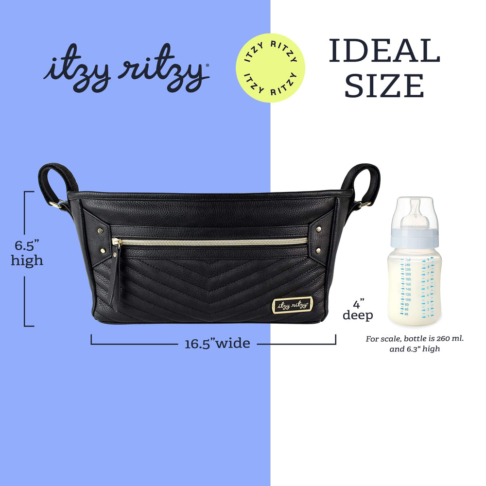 Itzy Ritzy compact design fits easily in your stroller storage.