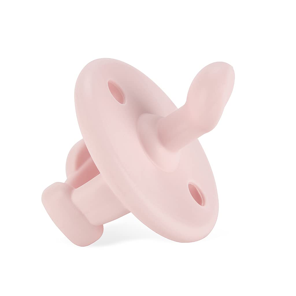 Itzy Ritzy two-pack pacifiers with collapsible handles offer safe, stylish options.
