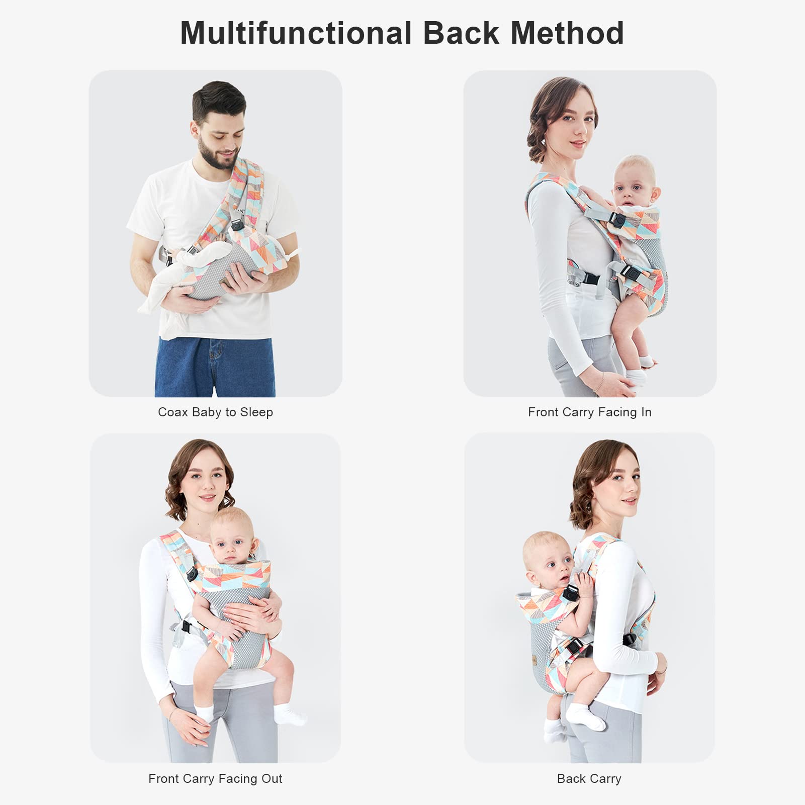 IULONEE ergonomic shoulder straps provide padded comfort during long wear
