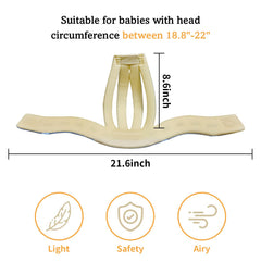 IULONEE baby head protector blue side view highlighting 360° coverage