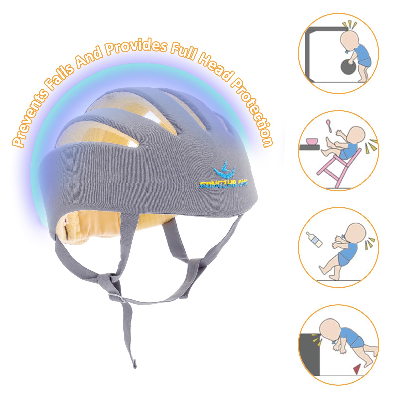 IULONEE gray top breathable opening helps air circulation and cooling.