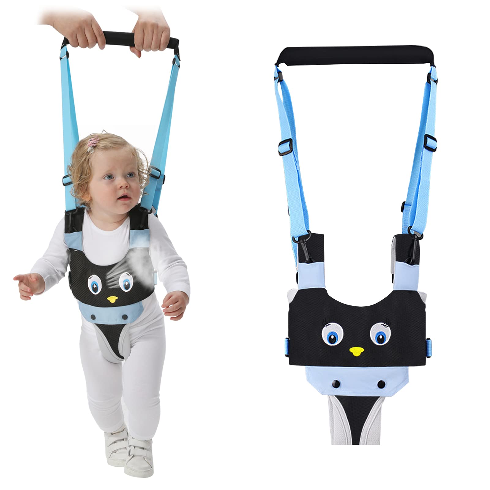 IULONEE Baby Walking Harness breathable 3D mesh keeps baby cool and comfy.