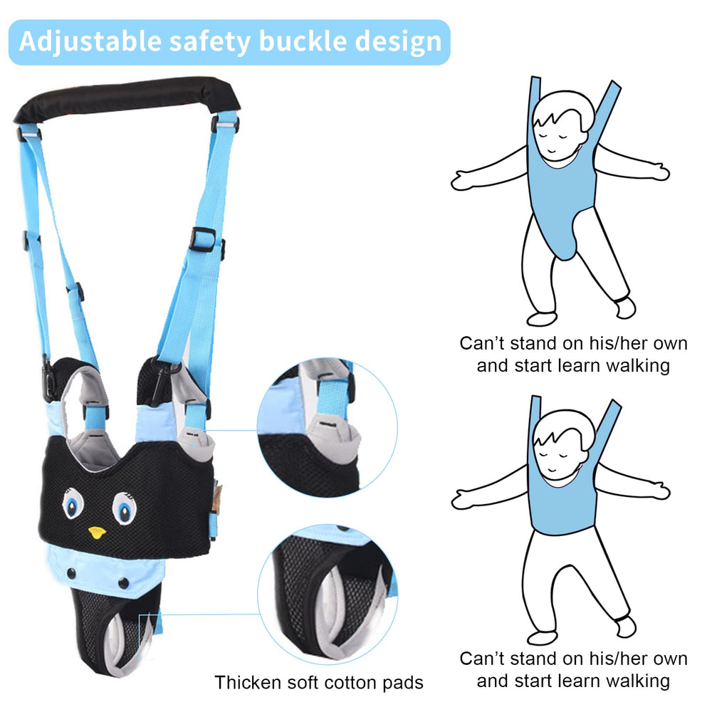 IULONEE Baby Walking Harness detachable crotch band enables flexible learning.