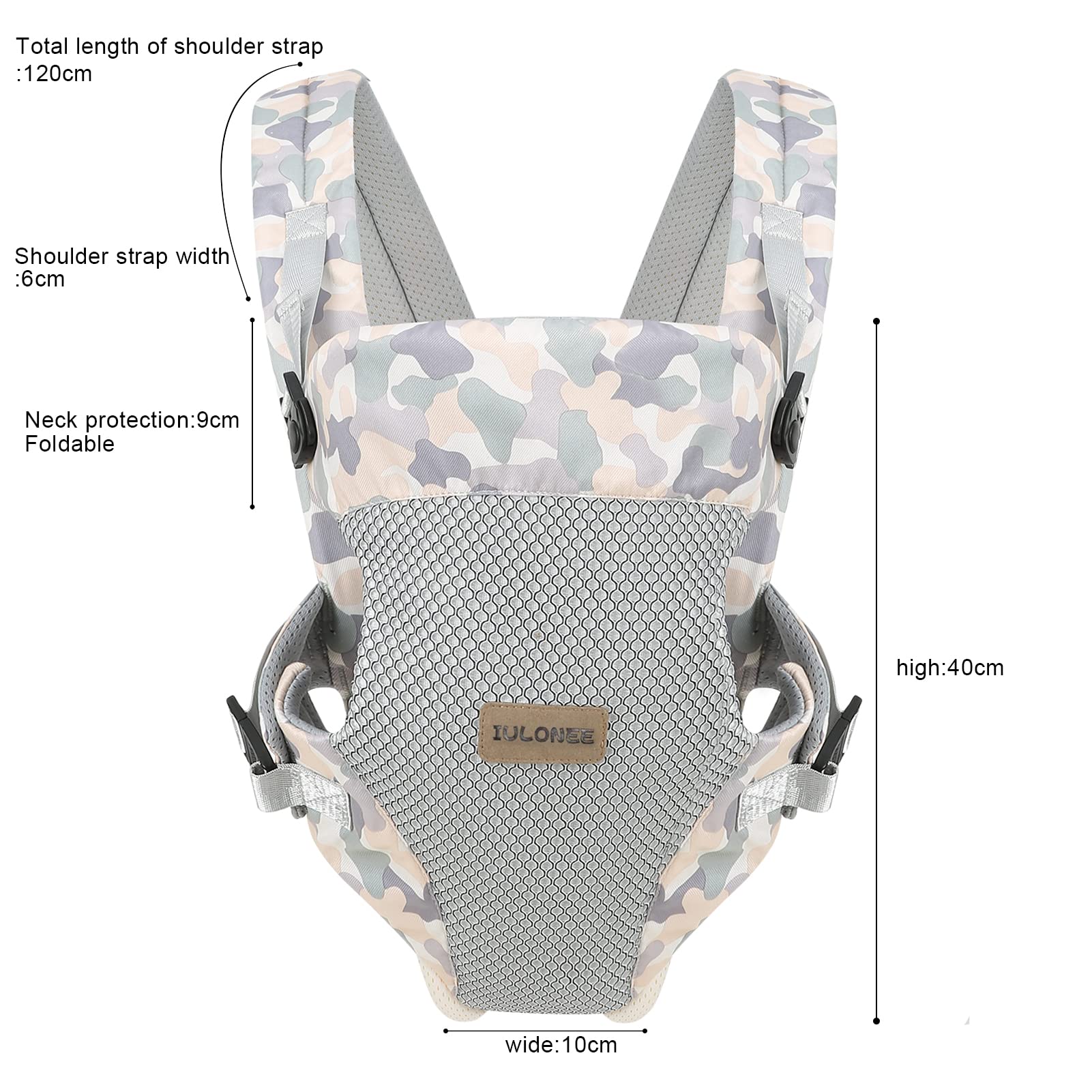 IULONEE portable folded carrier shows on-the-go convenience.