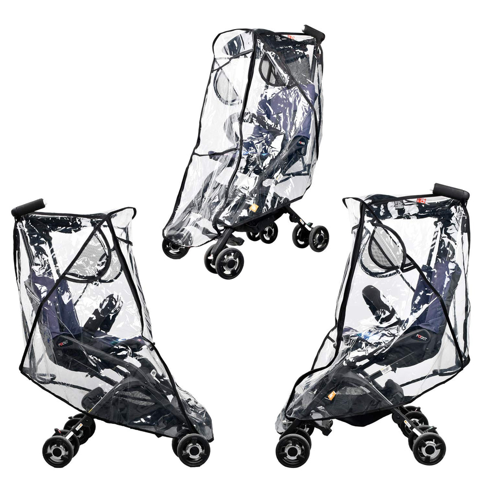 IUME Stroller Rain Cover universal-fit works with most brands.
