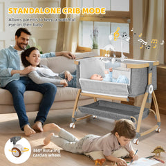IUVKIMOM 3-in-1 bassinet setup for versatile use