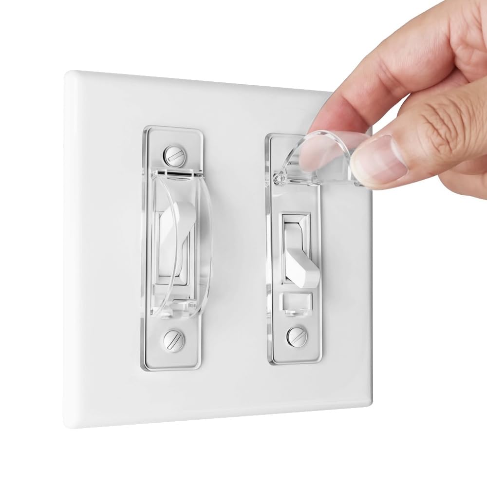 ILIVABLE wall switch guard 8-pack packaged for safe home use