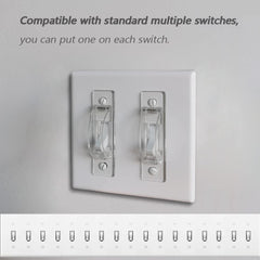 ILIVABLE extra-lengthened screws packaged for thicker switch plates ensure secure mounting.
