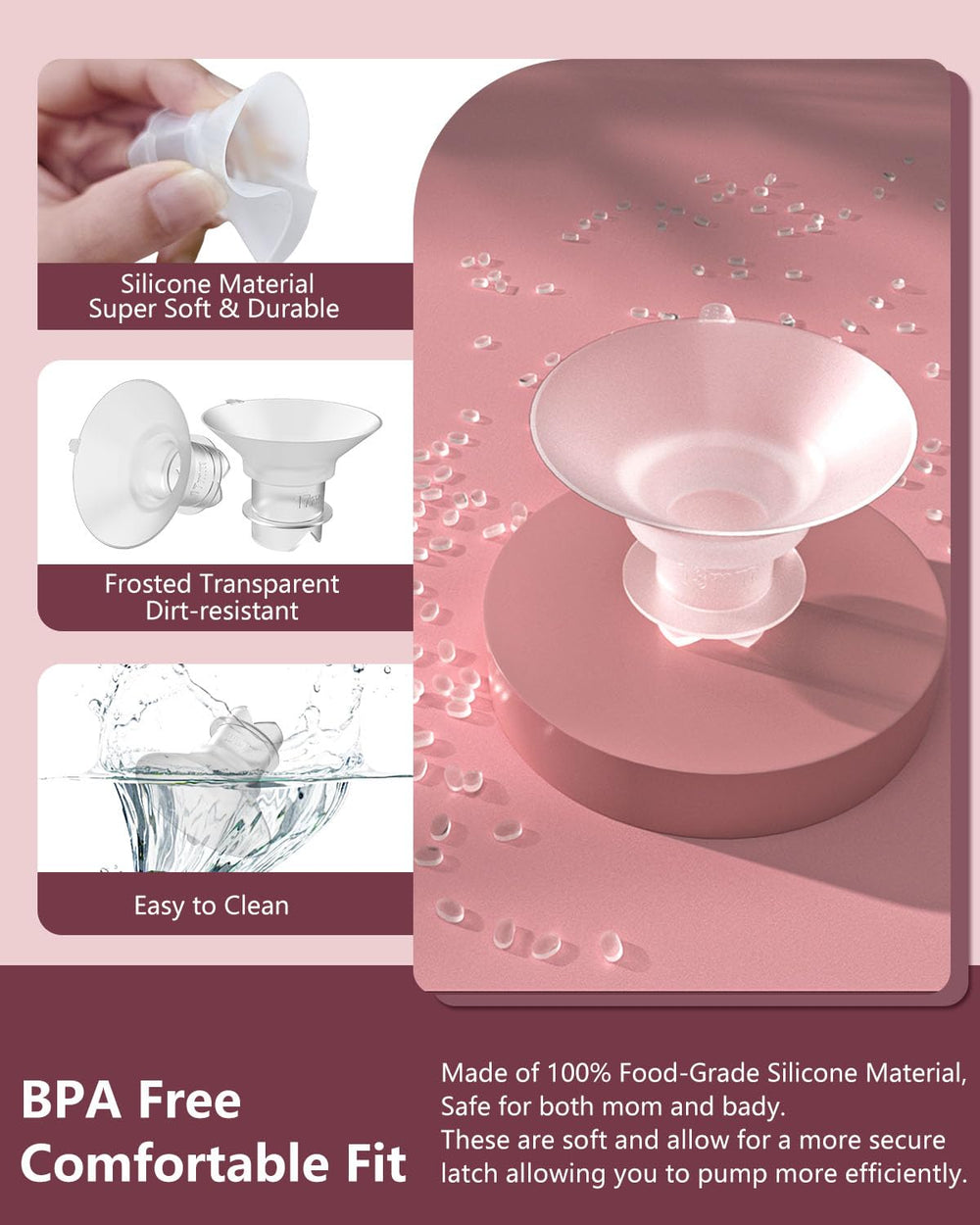 IVARONAL ten-size range 13–22mm for customized fit during breastfeeding