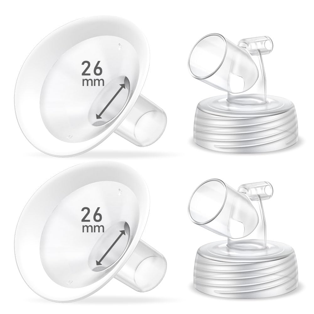 IVARONAL 2-pack 26mm flange set fits Spectra pumps for double pumping