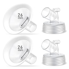 IVARONAL 2-pack 26mm flange set fits Spectra pumps for double pumping