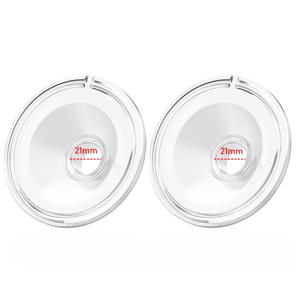 IVARONAL 2pcs 21mm silicone flange pack for comfortable pumping.