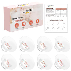 IVARONAL 19mm flange inserts compatible with Momcozy for comfortable pumping