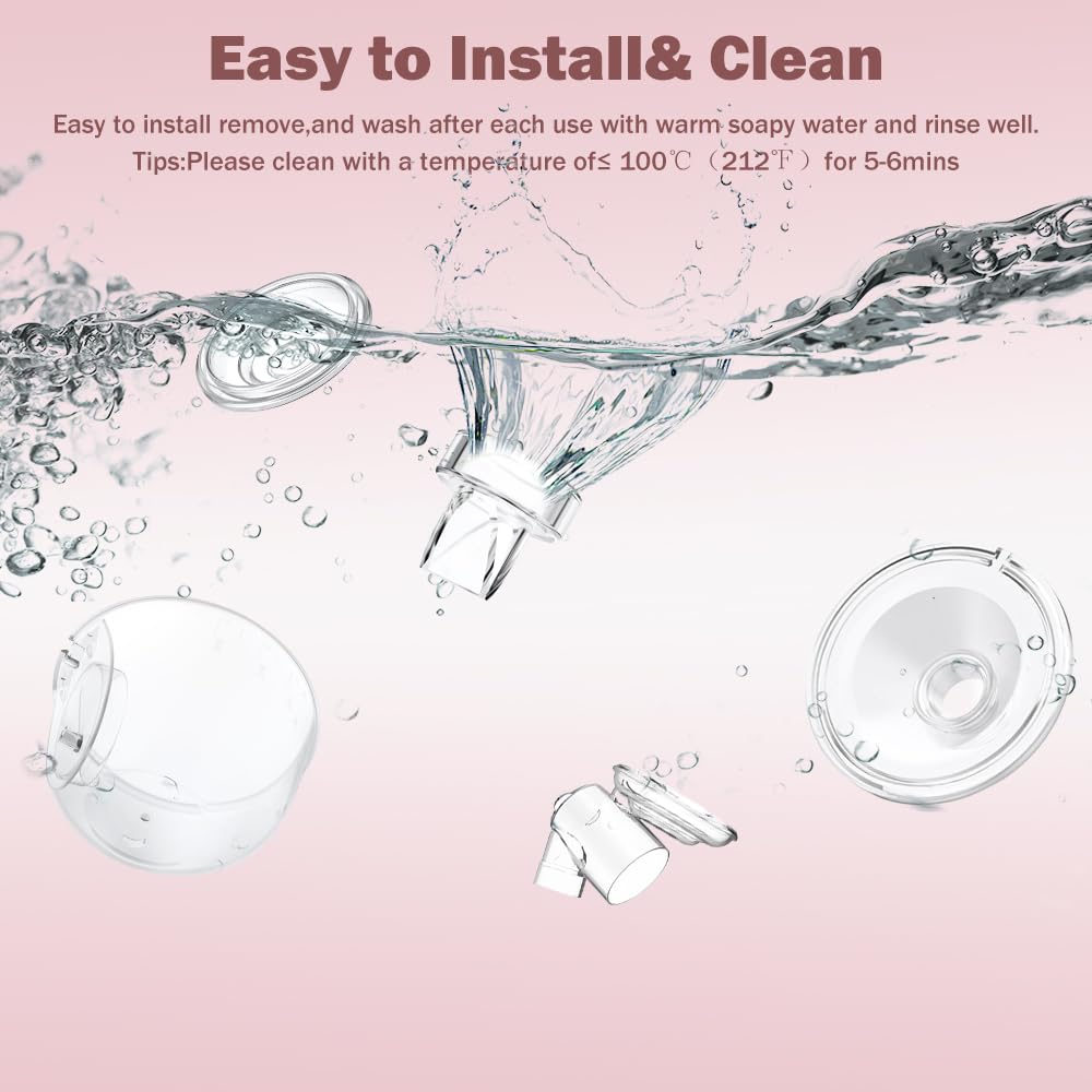 IVARONAL BPA-free pump parts for safe cleaning and reuse