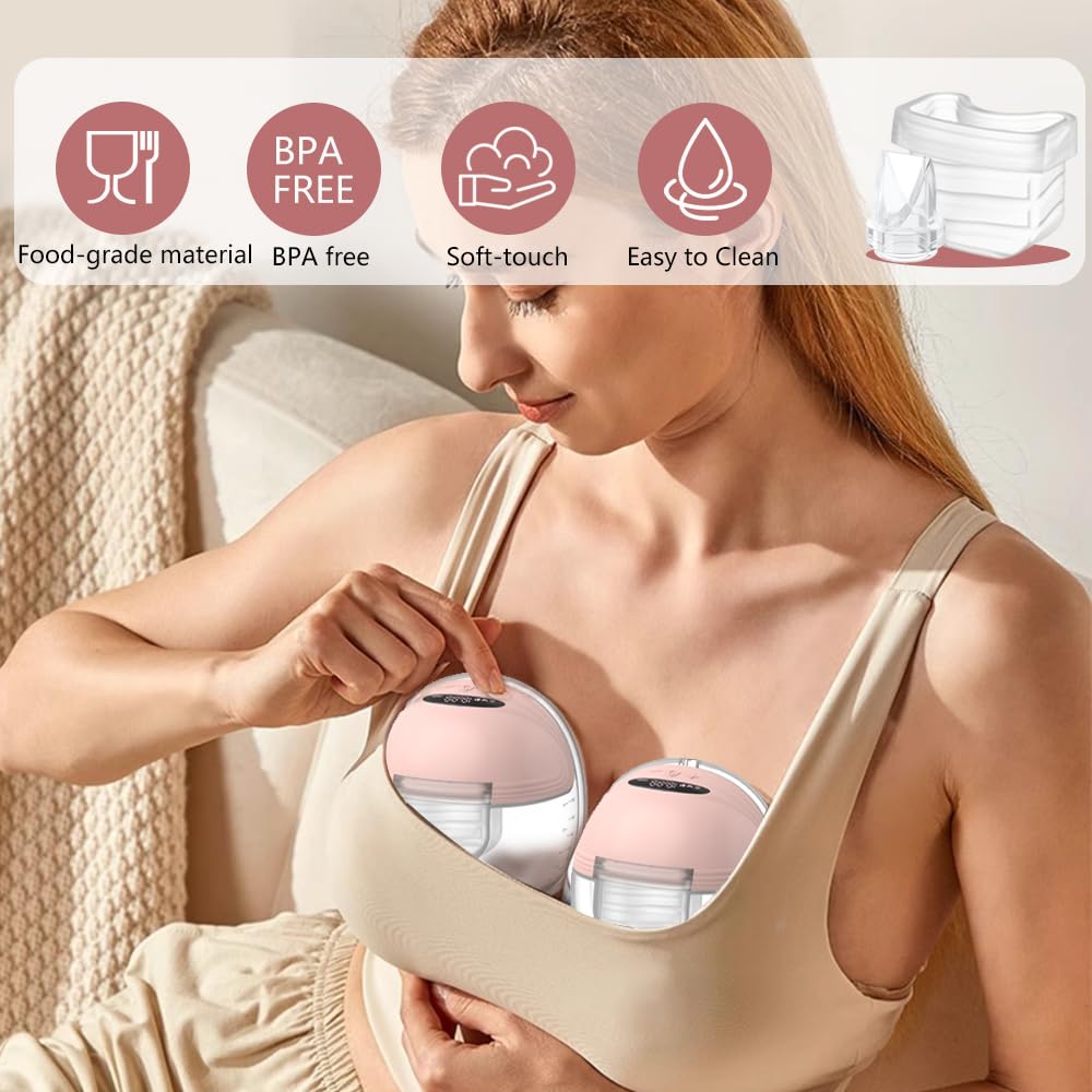 IVARONAL BPA-free silicone for safe, skin-friendly pump parts.