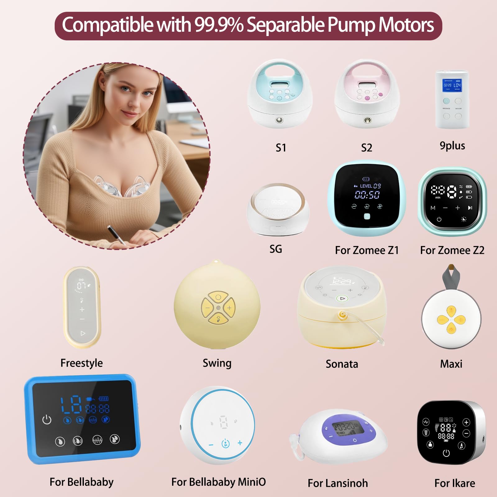 IVARONAL CaraCups collector demonstrates portable milk collection on the go.