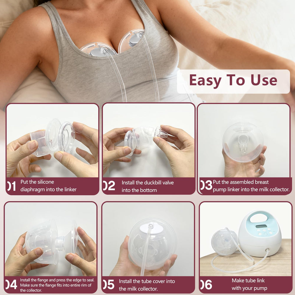 IVARONAL CaraCups tubing ensures reliable milk transfer.