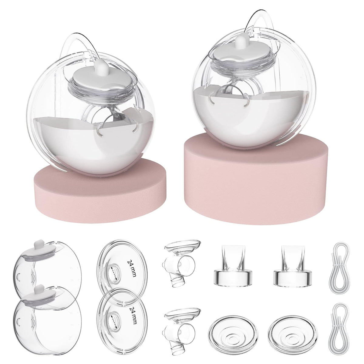 IVARONAL CaraCups wearable milk collector enables hands-free pumping for busy moms.