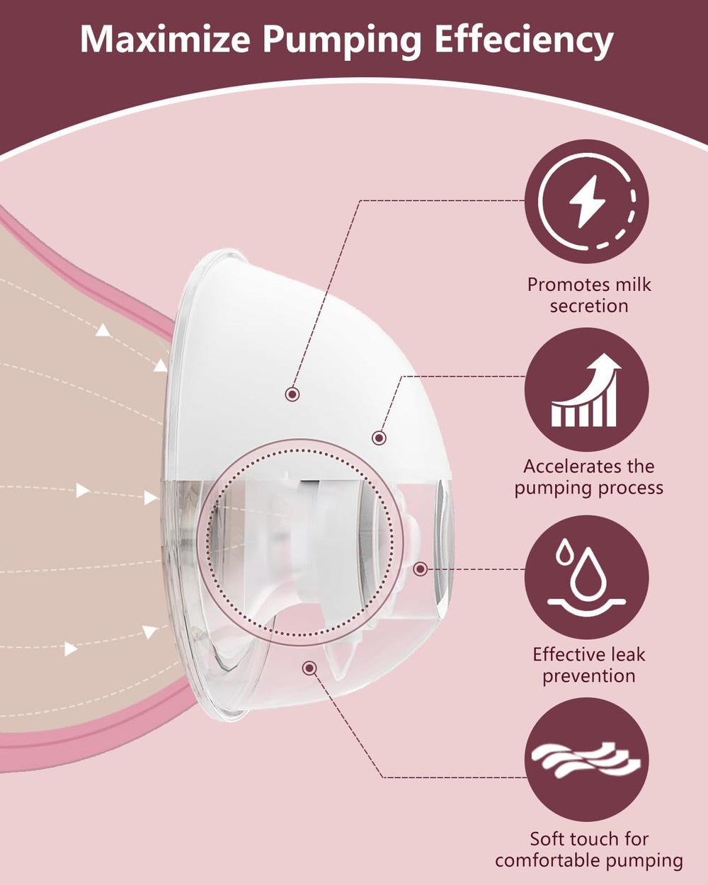 IVARONAL closed-system design helps prevent leaks during pumping.