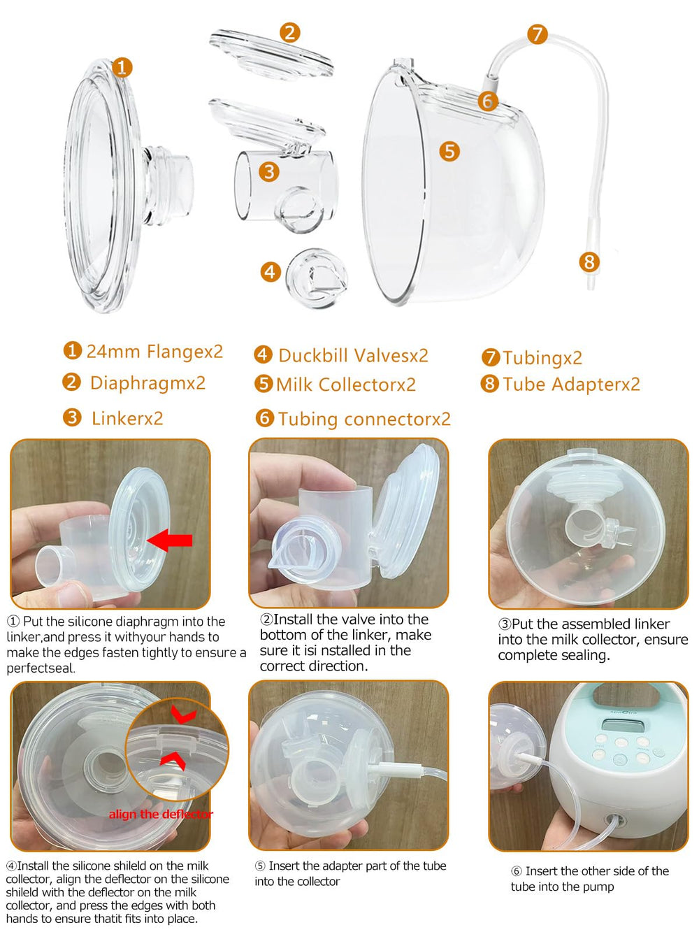 IVARONAL compatible with Medela, Lansinoh, and Spectra pumps.