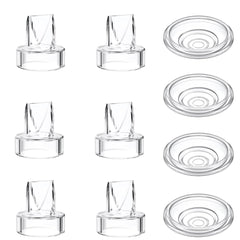 IVARONAL duckbill valves closeup, designed to prevent leaks on Momcozy S12 Pro and S9 Pro