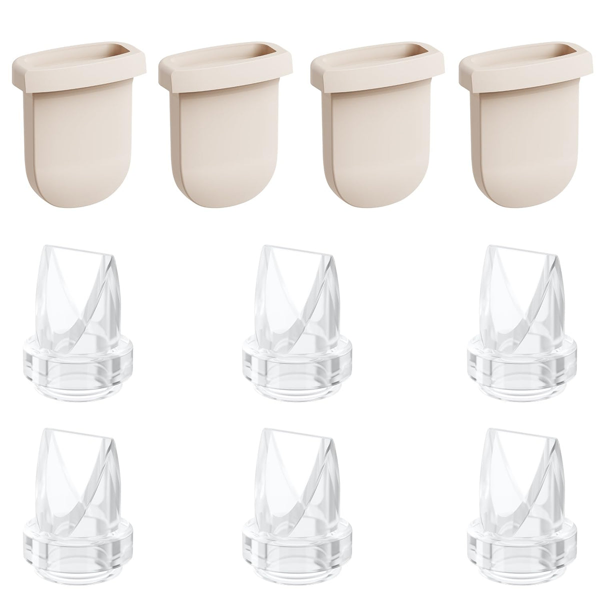 IVARONAL duckbill valves packaged for S32 compatibility prevent backflow and ensure steady milk flow.