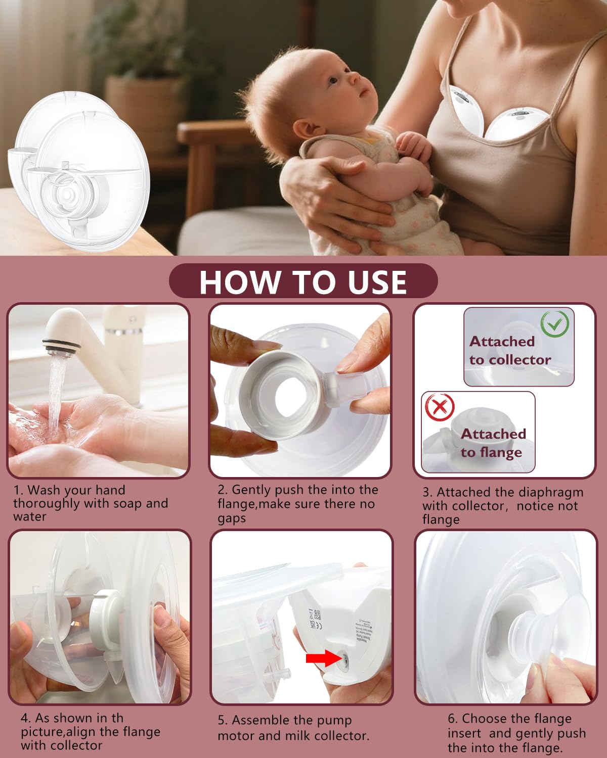 IVARONAL easy-cleaning pump parts simplify sanitation after use.