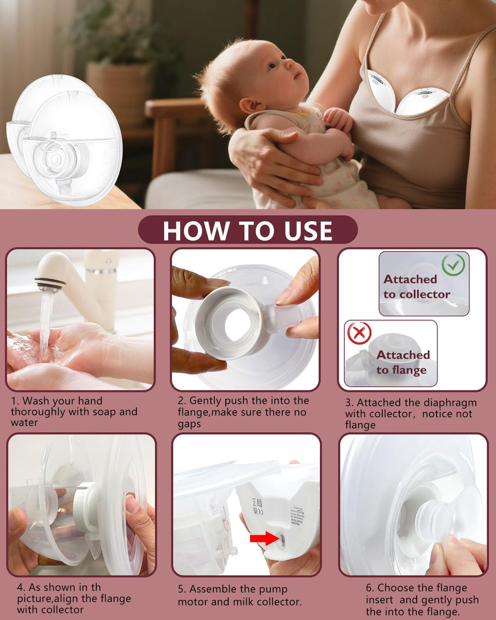 IVARONAL easy-cleaning pump parts simplify sanitation after use.