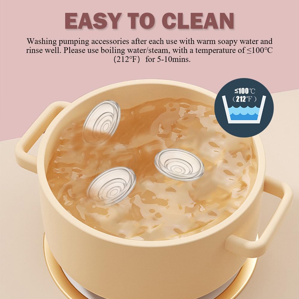 IVARONAL easy-cleaning instruction image using warm soapy water.