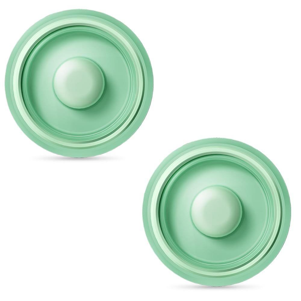 IVARONAL Elvie Stride diaphragm 2pcs front view shows durable silicone for secure pumping
