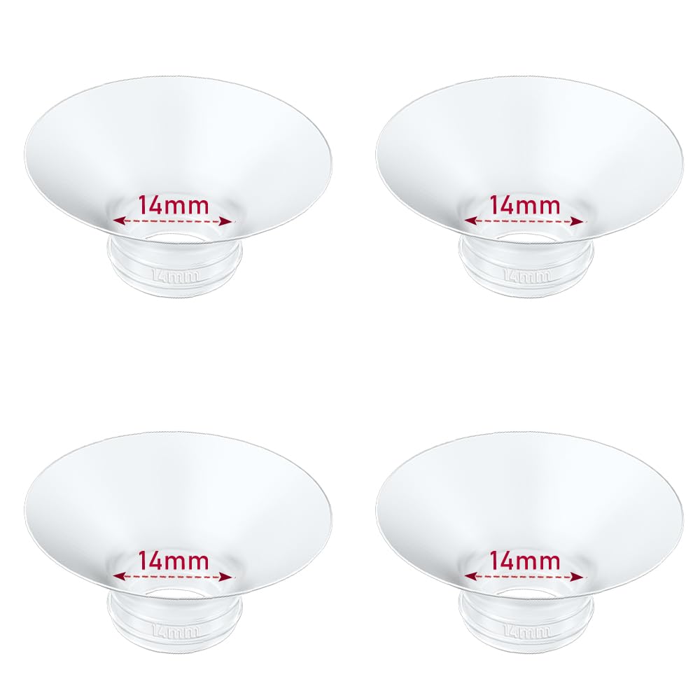 IVARONAL flange insert 14mm package showing four silicone sleeves for comfortable pumping.