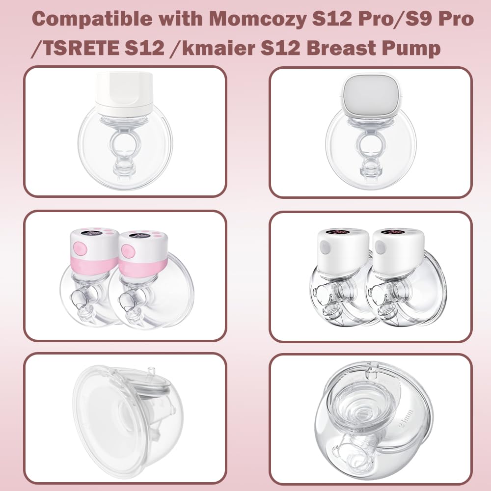IVARONAL flange soft silicone promotes gentle fit during pumping sessions.