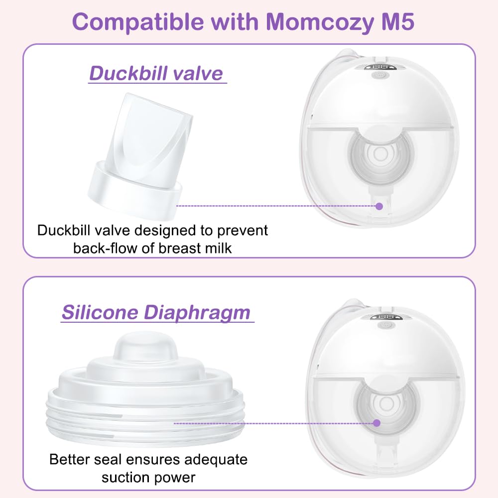 IVARONAL M5 silicone diaphragm 2-pack close-up highlighting strong suction power