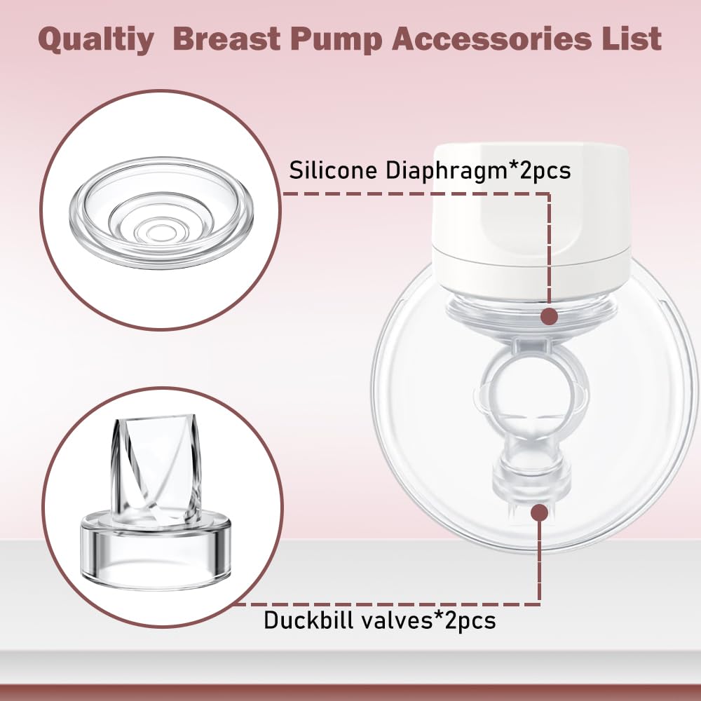 IVARONAL replacement parts laid out with Momcozy S12 Pro compatibility.