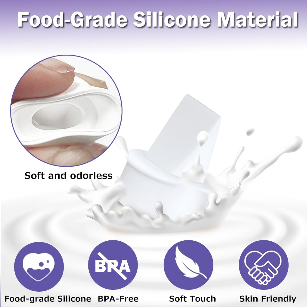 IVARONAL silicone duckbill valve pack; compatible replacement parts for Lansinoh pumps.