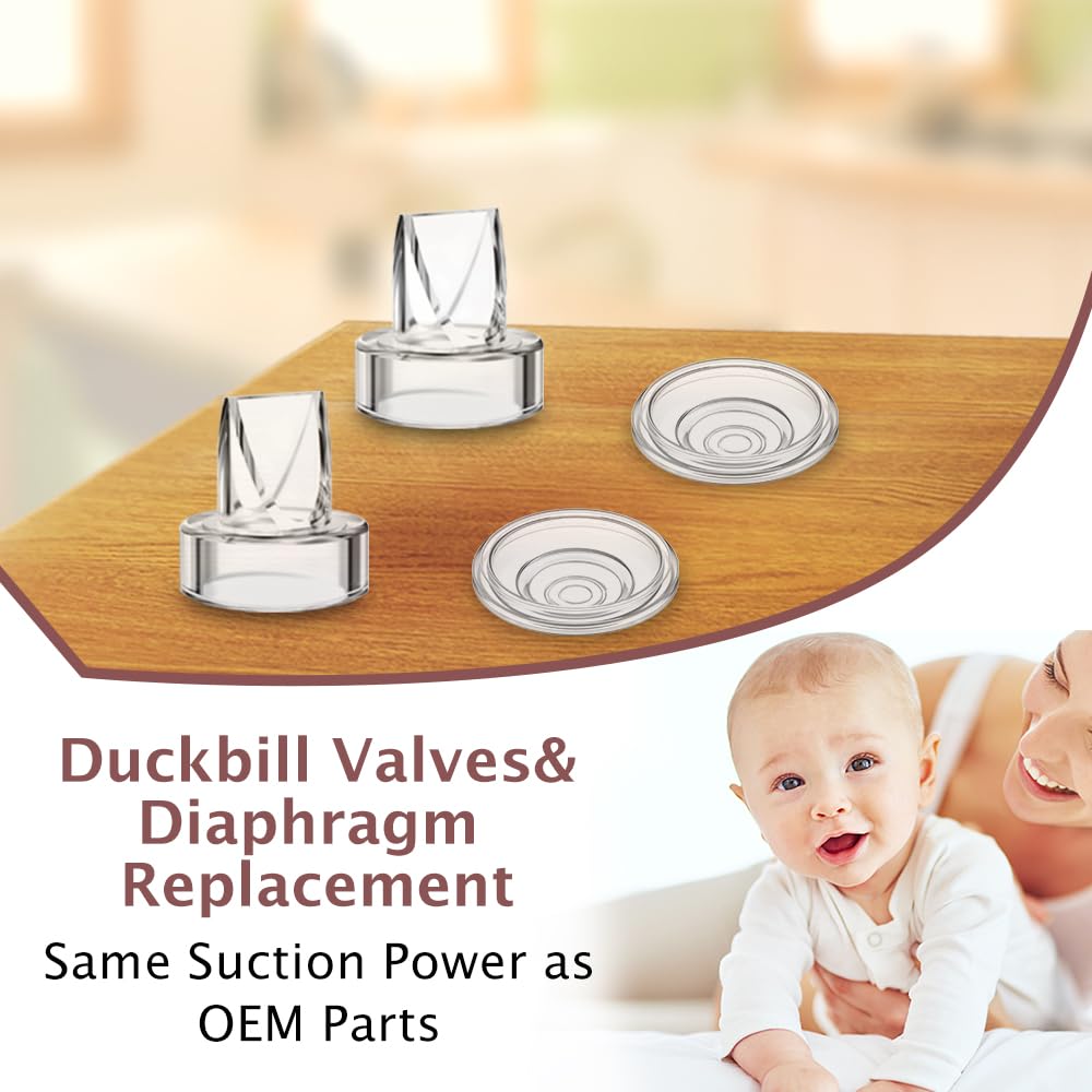 IVARONAL diaphragm and valves optimize suction power and milk flow.