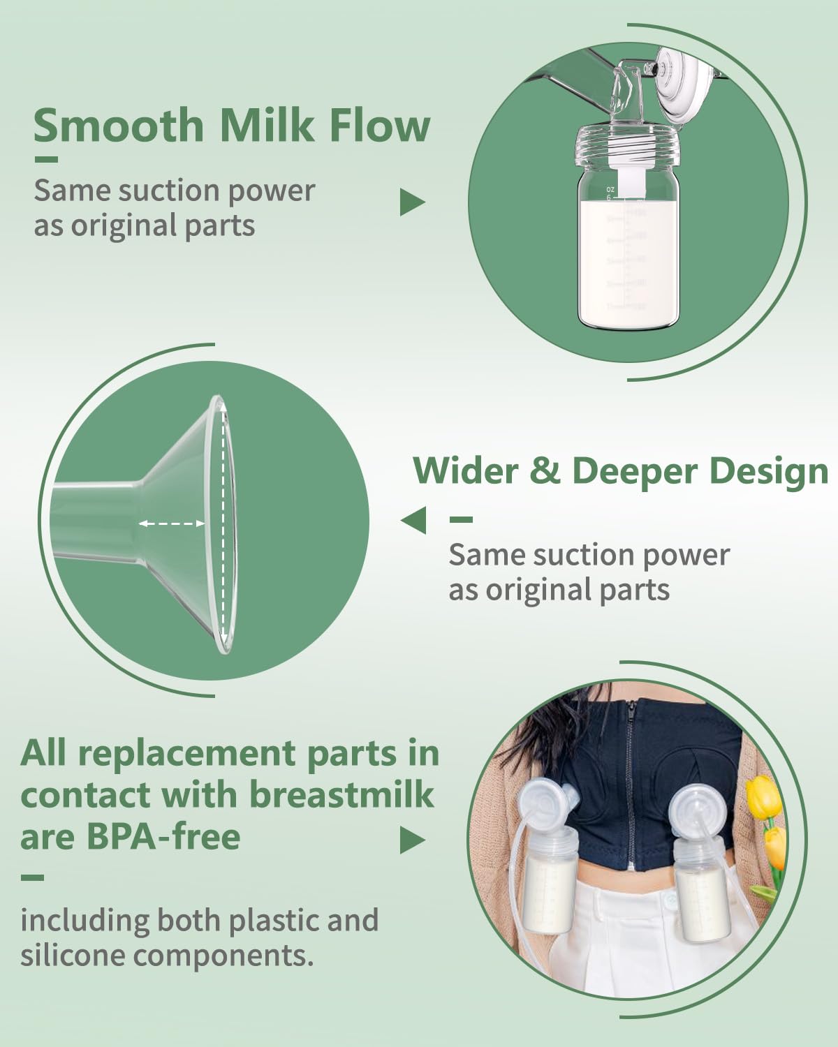 IVARONAL tall-in-one storage bottle for pumping, storage, and feeding