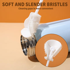 IVICOO bottle brush showing hanging hole for easy drying and tidy storage.