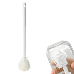 IVICOO foldable bottle brush with long handle reaches tall bottles for deep cleaning.