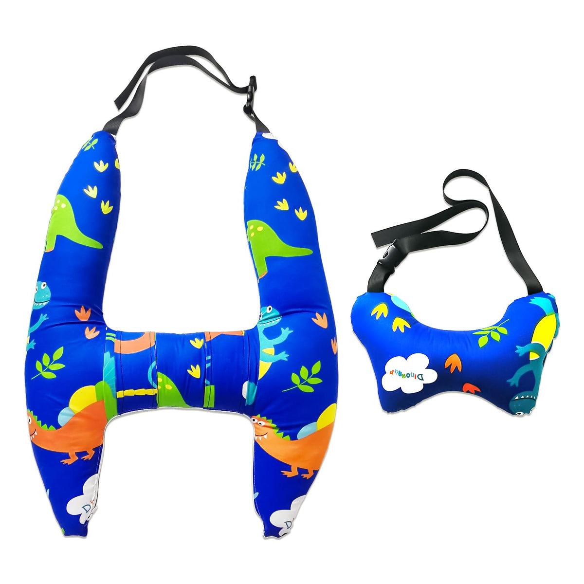 Ivtivfu H-Shape pillow provides head and neck support for kids during car trips.