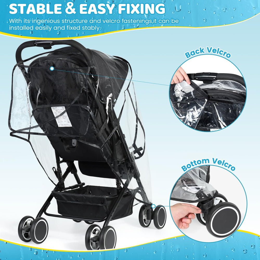 IvyWind retractable nylon straps and Velcro closures for quick secure fit.