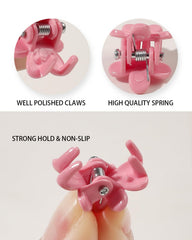 Ivyu baby soft-plastic flower clip brightens look with snag-free design.