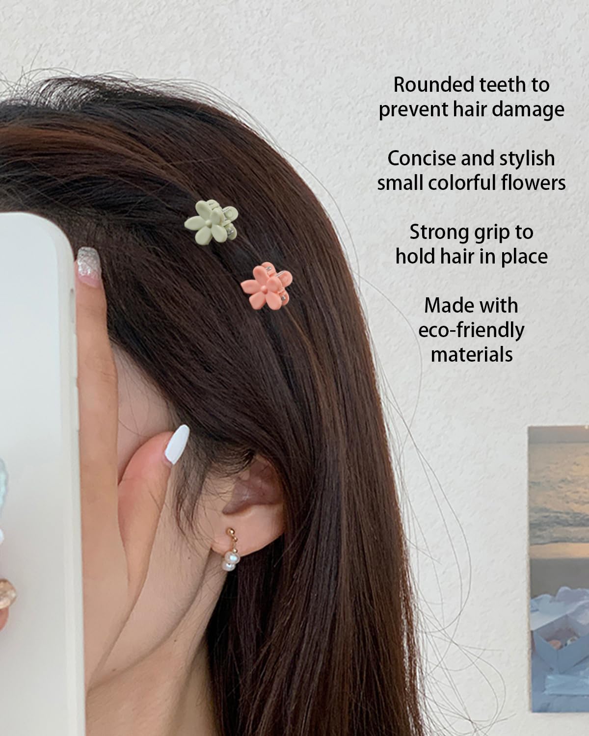 Ivyu non-slip hair clip provides secure hold during play.