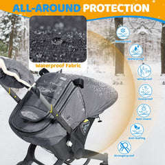 IvyWind breathable mesh window design with airflow while keeping wind and snow out.