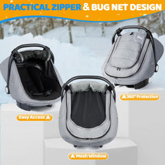 IvyWind breathable mesh window detail showing airflow and protection