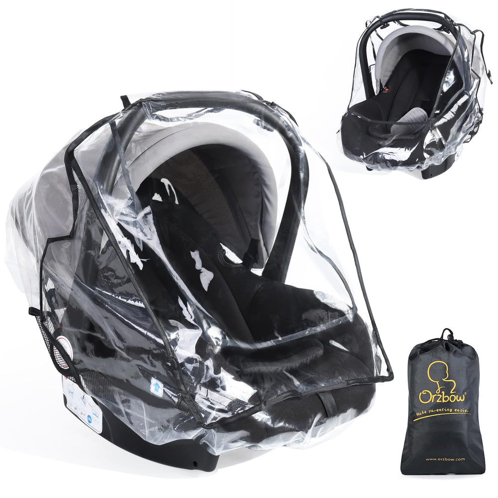 IvyWind car seat rain cover with waterproof-durability shields your baby from rain while traveling.