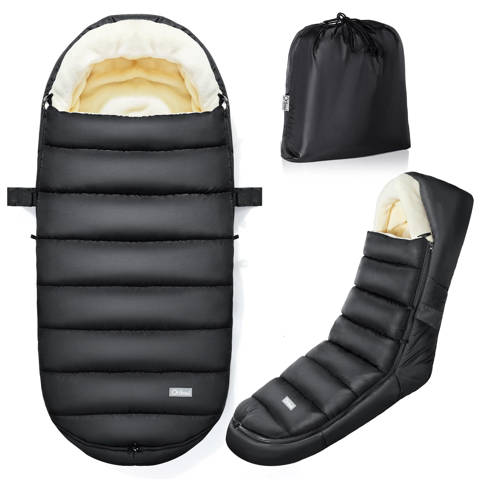 IvyWind stroller footmuff waterproof pongee fabric protects baby outdoors