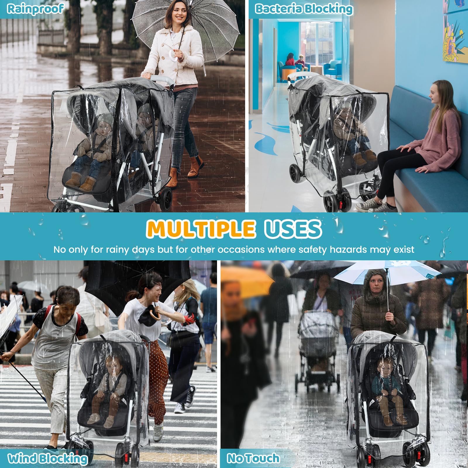 IvyWind folded storage feature; compact carry for dry days